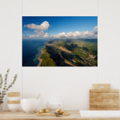 Zonguldak, antenne, Zwarte Zee kust van Turkije Poster (Keuken)