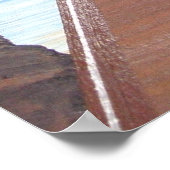 Zongvogel bij zonsopgang poster (Hoek)