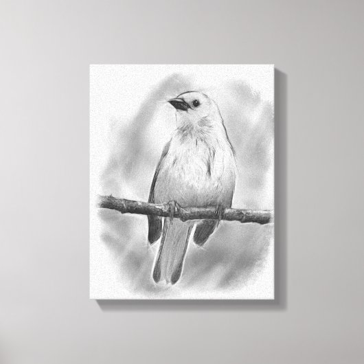 Zongvogel Canvas Afdruk (Voorkant)
