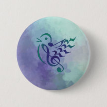 Zongvogel in een lichtkleurige knop