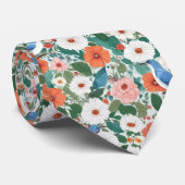 Zongvogel Stropdas (Opgerold)