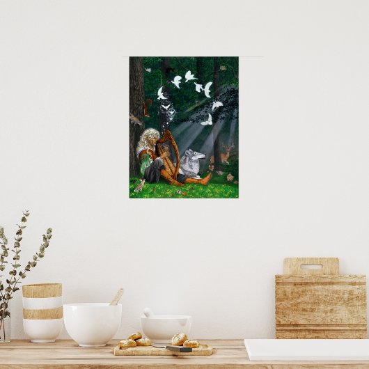 Zongvogels — Afdruk of Poster (Keuken)