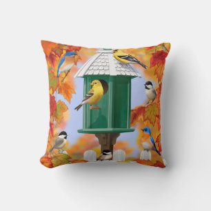 Zongvogels in het najaar kussen