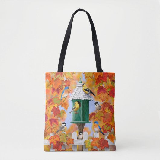 Zongvogels in het najaar tote bag (Voorkant)
