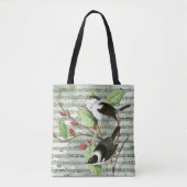zongvogels op vel tote bag (Voorkant)