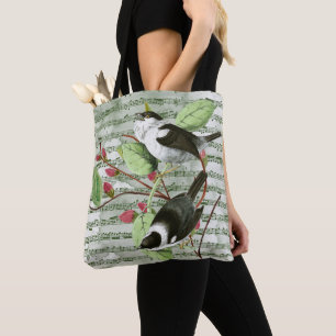 zongvogels op vel tote bag
