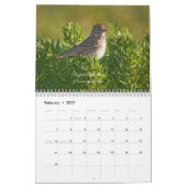 Zongvogels van de Canadese Prairies Kalender (Feb 2027)