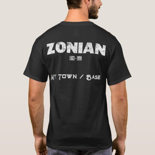 Zonian 1903 - 1999 T-Shirt (Achterkant)