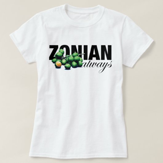 Zonian Altijd met jongen T-shirt (Design voorkant)