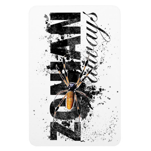 Zonian Altijd met spin (getextureerd) Magneet (Verticaal)