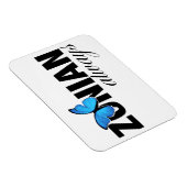 Zonian Altijd met vlinder Magneet (Rechterzijde)