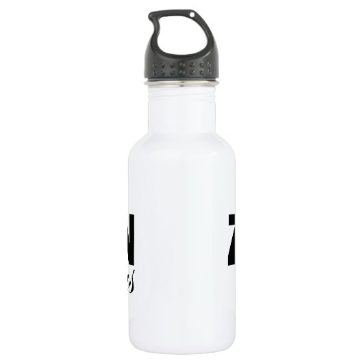 Zonian Altijd met vlinder Waterfles (Achterkant)