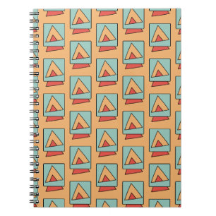 Zoniet Gewone Vintage Retro Patroon Notitieboek