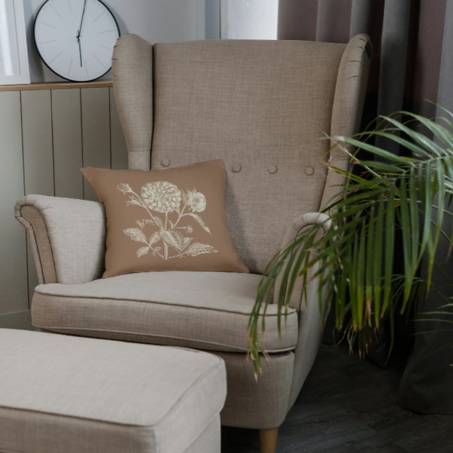  zoninnia-illustratie met tint, bruin kussen (Creator heeft geüpload)