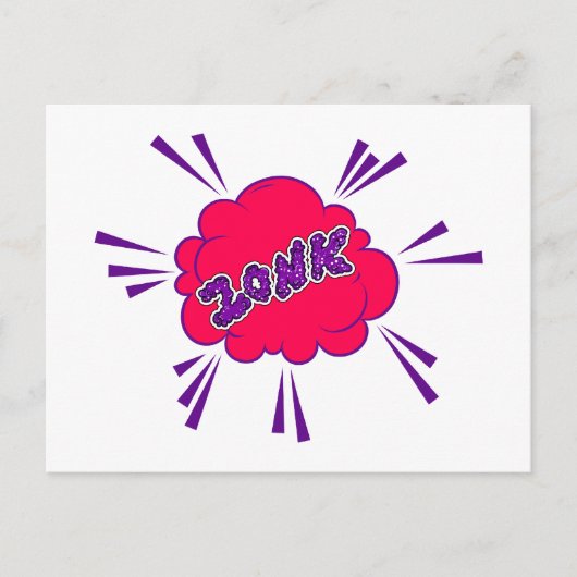 Zonk Comic Briefkaart (Voorkant)