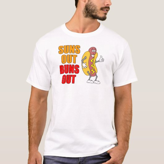 Zonk uit Buns uit Funny Hot Dog T-shirt (Voorkant)