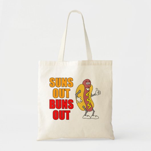 Zonk uit Buns uit Funny Hot Dog Tote Bag (Voorkant)