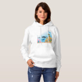 Zonken schepen en vis hoodie (Voorkant volledig)
