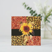 ZONKER, LEOPARD EN GIRAFFE FUR, ROOD KAART (Staand voorkant)