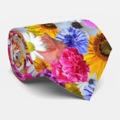 ZONKERPATROON IN VERSCHILLENDE KLEUREN STROPDAS (Opgerold)