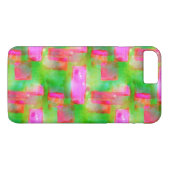 Zonlicht abstract geverfd geel, roze Case-Mate iPhone case (Achterkant (Horizontaal))