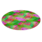 Zonlicht abstract geverfd geel, roze snijplank (Hoek)