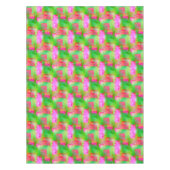 Zonlicht abstract geverfd geel, roze tafelkleed (Voorkant)