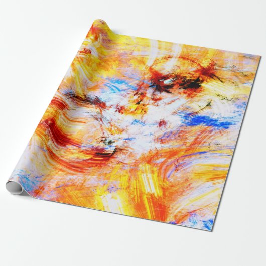 Zonlicht. Abstracte, prachtige multicolor heldere Cadeaupapier (Uitgerold)