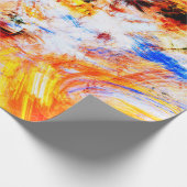 Zonlicht. Abstracte, prachtige multicolor heldere Cadeaupapier (Hoek)