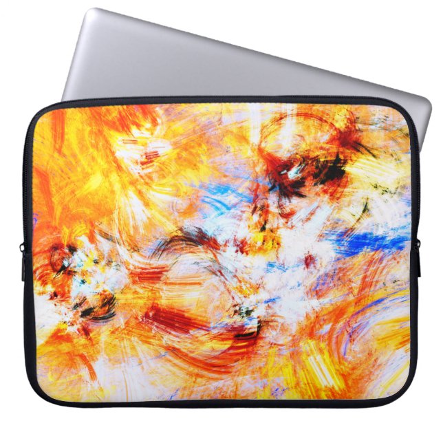 Zonlicht. Abstracte, prachtige multicolor heldere  Laptop Sleeve (Voorkant)