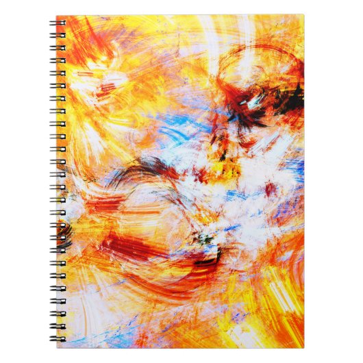 Zonlicht. Abstracte, prachtige multicolor heldere Notitieboek (Voorkant)