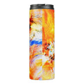 Zonlicht. Abstracte, prachtige multicolor heldere Thermosbeker (Achterkant)