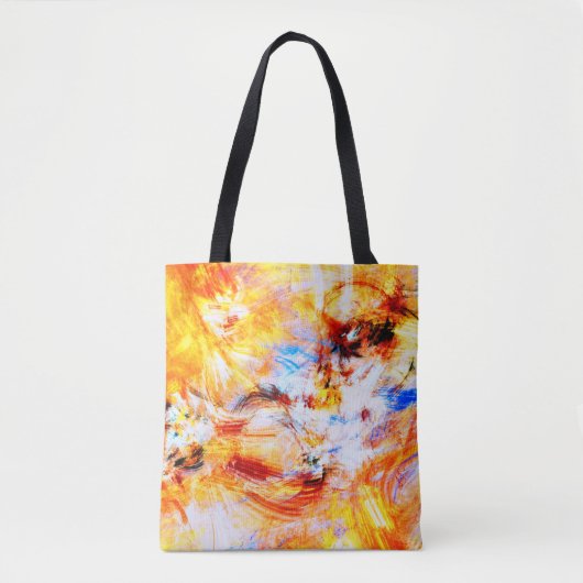 Zonlicht. Abstracte, prachtige multicolor heldere Tote Bag (Voorkant)