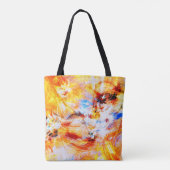 Zonlicht. Abstracte, prachtige multicolor heldere Tote Bag (Achterkant)