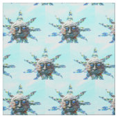 zonlicht blauw stof (Swatch)