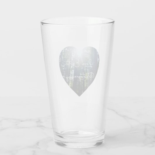 Zonlicht bos glas (Achterkant)