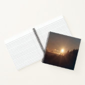 Zonlicht branden..... notitieboek (Binnen)