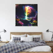 Zonlicht Cavern Bloem Beauty 2 Canvas Afdruk (Insitu (Slaapkamer))