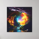 Zonlicht Cavern Bloem Beauty 8 Canvas Afdruk (Voorkant)
