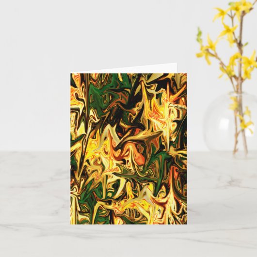 Zonlicht Dans....... Kaart (Gele Bloem)