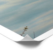 Zonlicht dat door de wolken schijnt Poster (Hoek)