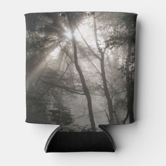 Zonlicht door bomen Dark Woodland Blikjeskoeler (Voorkant)