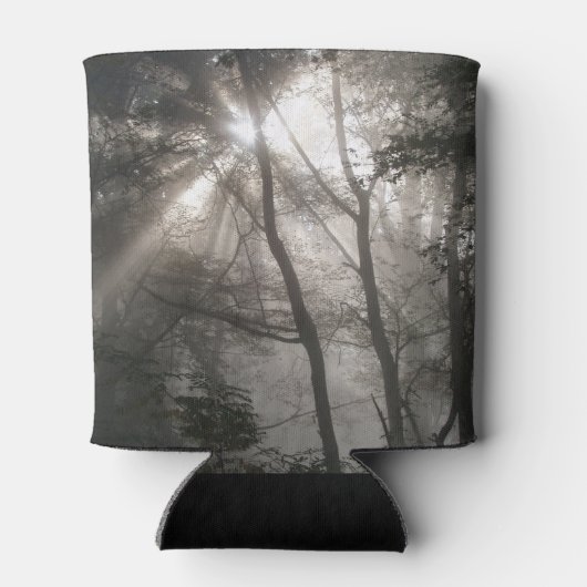 Zonlicht door bomen Dark Woodland Blikjeskoeler (Achterkant)