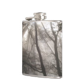 Zonlicht door bomen Dark Woodland Heupfles (Links)