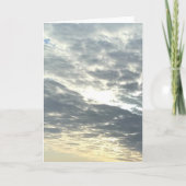 Zonlicht door de Clouds-kaart Kaart (Voorkant)