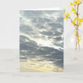 Zonlicht door de Clouds-kaart Kaart (Gele Bloem)