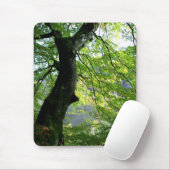 Zonlicht door de Leaves Mousepad Muismat (Met muis)