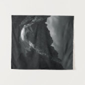 Zonlicht door donkere wolken wandkleed (Voorkant (horizontaal))