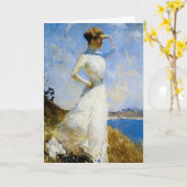 Zonlicht door Frank Benson Kaart (Gele Bloem)