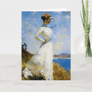 Zonlicht door Frank Benson Kaart